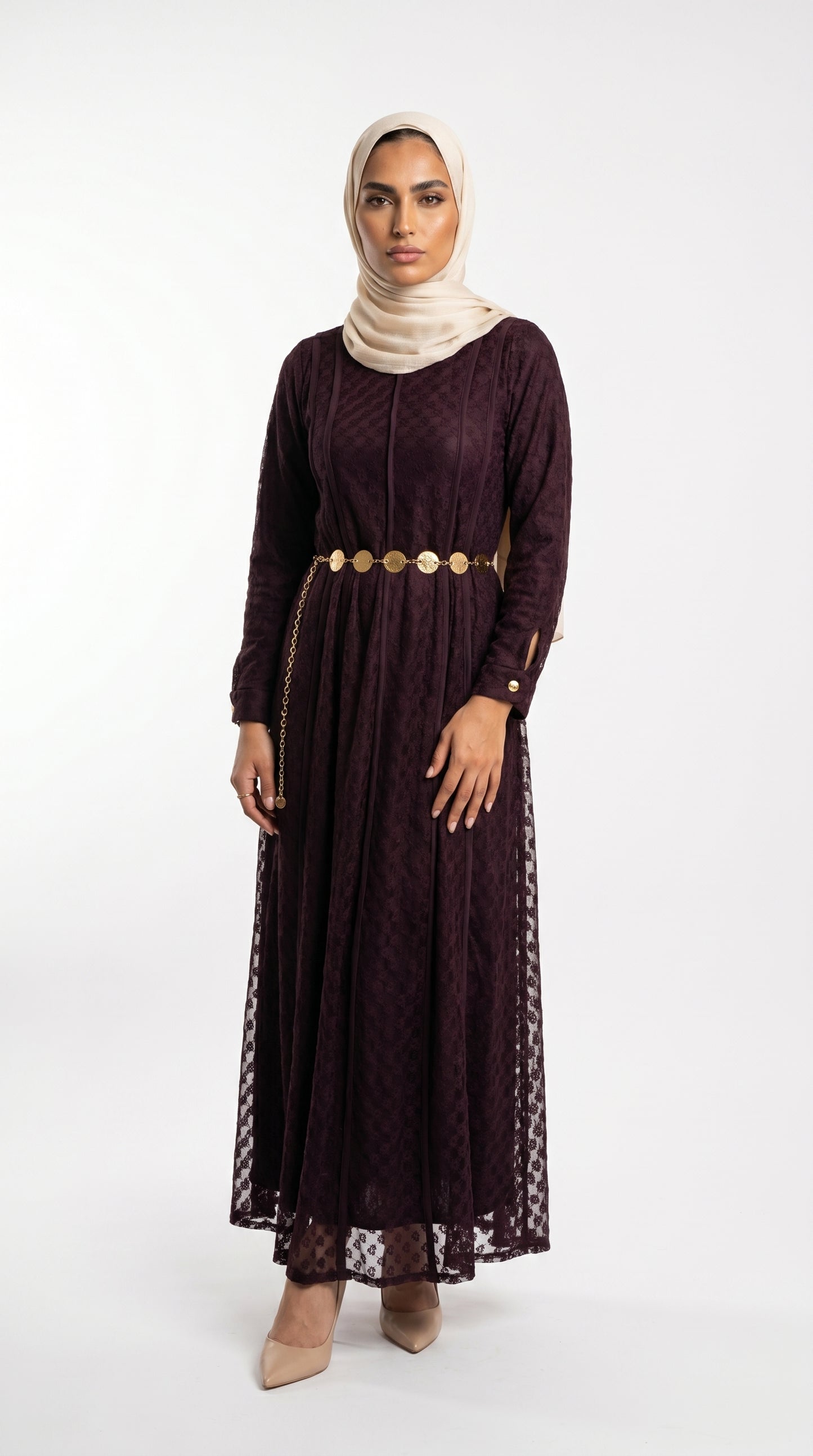 Muted Dark Burgundy