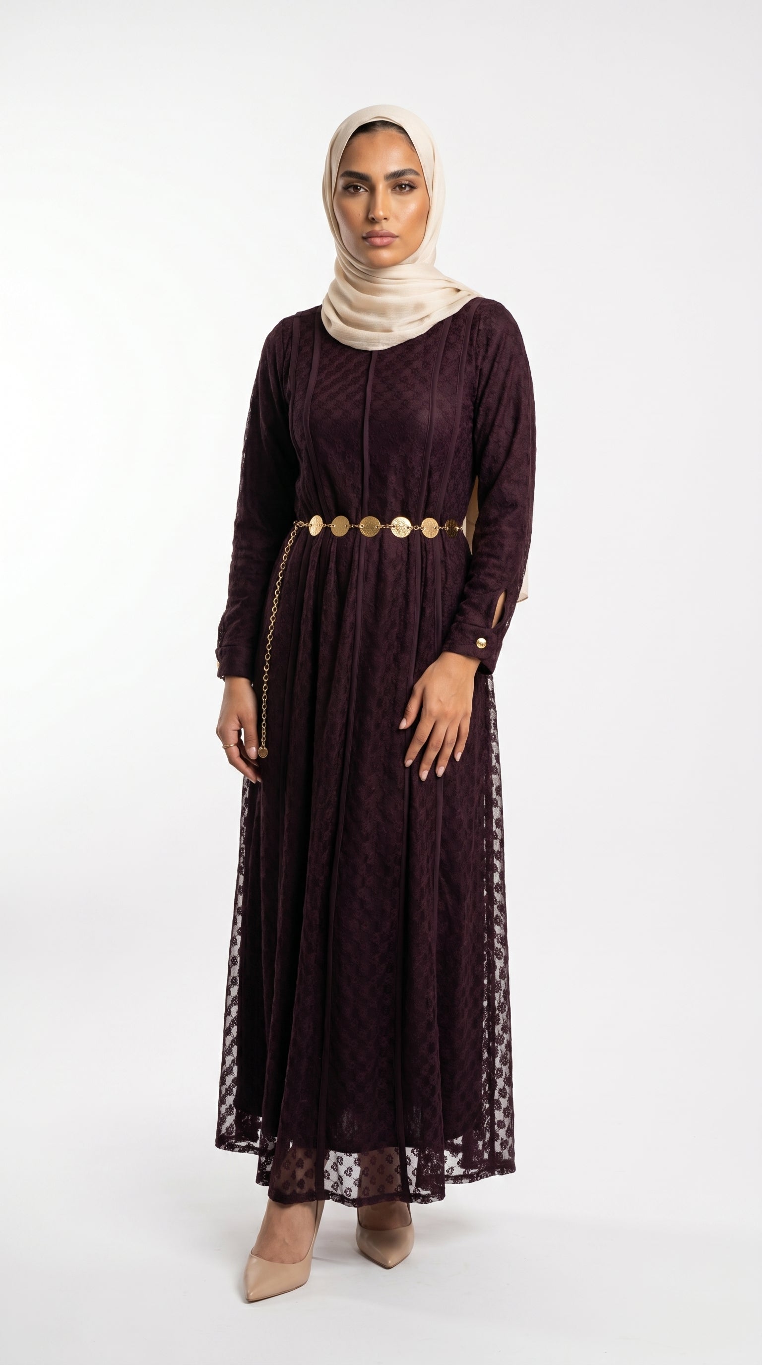Muted Dark Burgundy