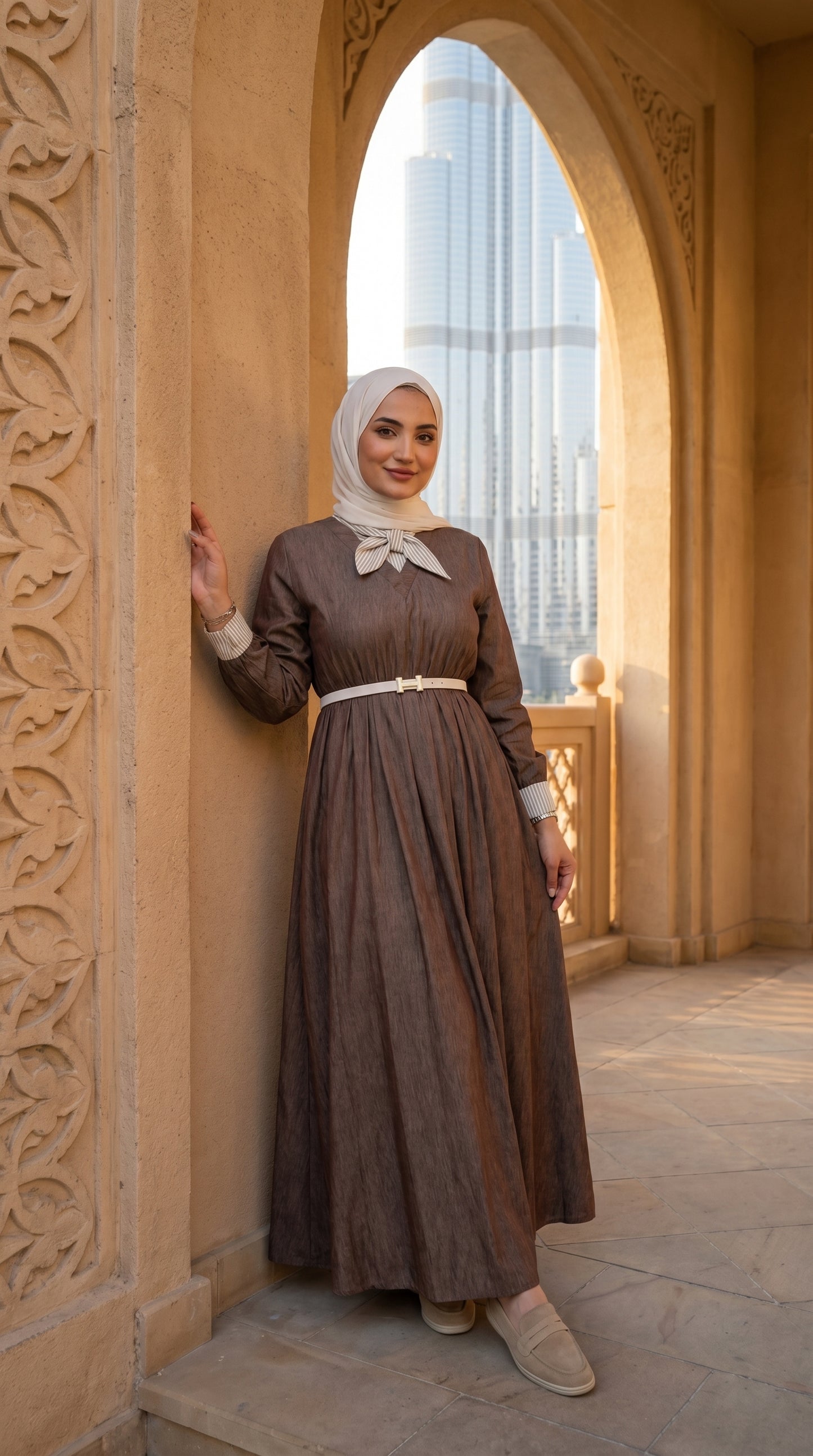 Muted Cocoa Brown